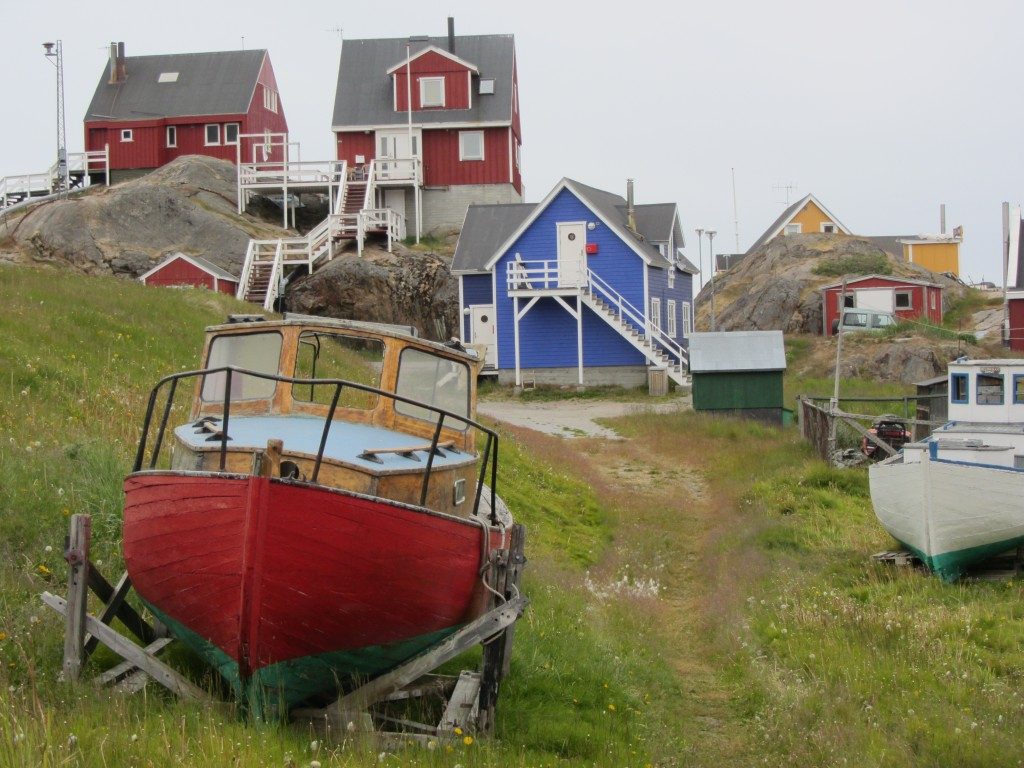 Houses in Sisimiut, Greenland