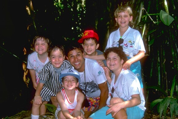 The first Journeys family trip to Costa Rica in 1989. Robin, age 7, is the blonde in the back.