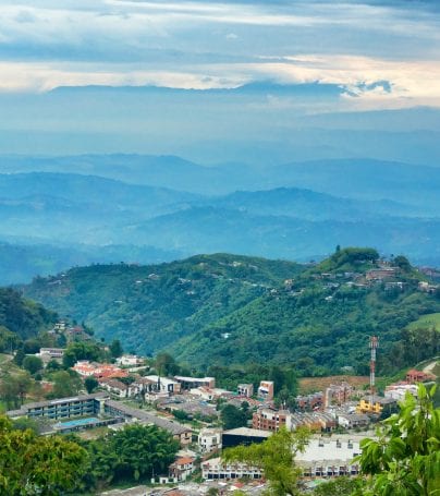 view of Manizales Colombia