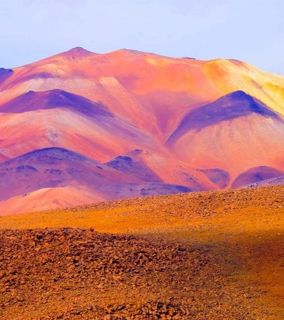 Altiplano volcanic landscape