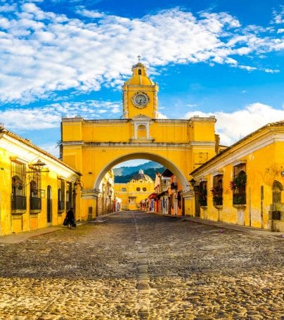 Santa Catalina Arch in Antigua, Guatemala