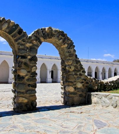 Stone arches in Cachi, Argentina