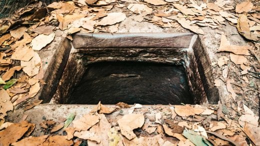 Cu Chi Tunnel entrance, Vietnam