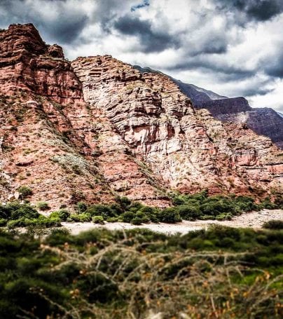 Cliffs of the Devil's Throat in Salta, Argentina