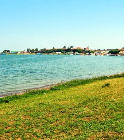 Shoreline of Entebbe, Uganda