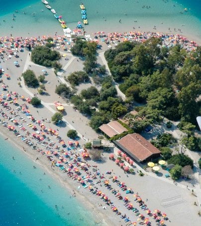 Aerial view of Fethiye, Turkey