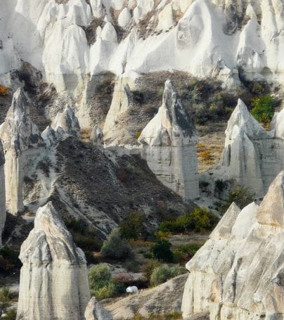 Rock formations in Göreme Valley, Turkey