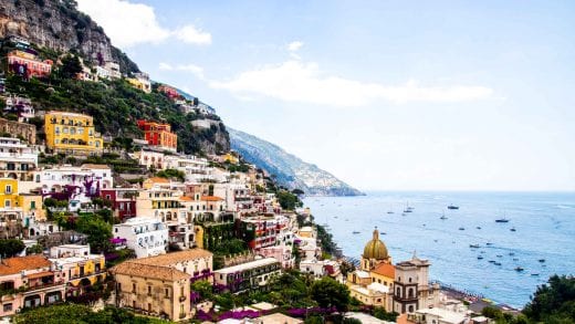 Hillside town of Positano, Italy