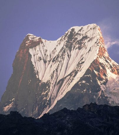 Mountain peak near Jomsom, Nepal