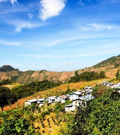 Landscape of Kalaw, Myanmar