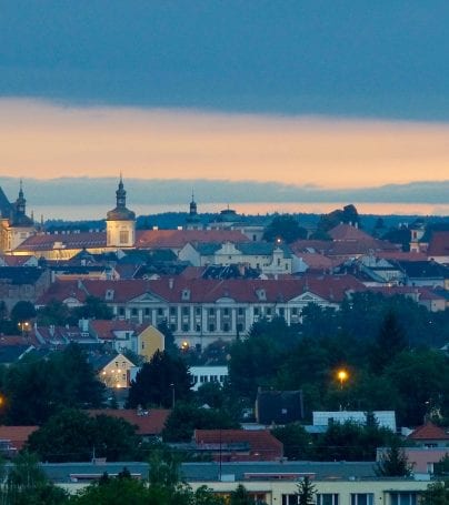 Evening over Kutna Hora, Czech Republic