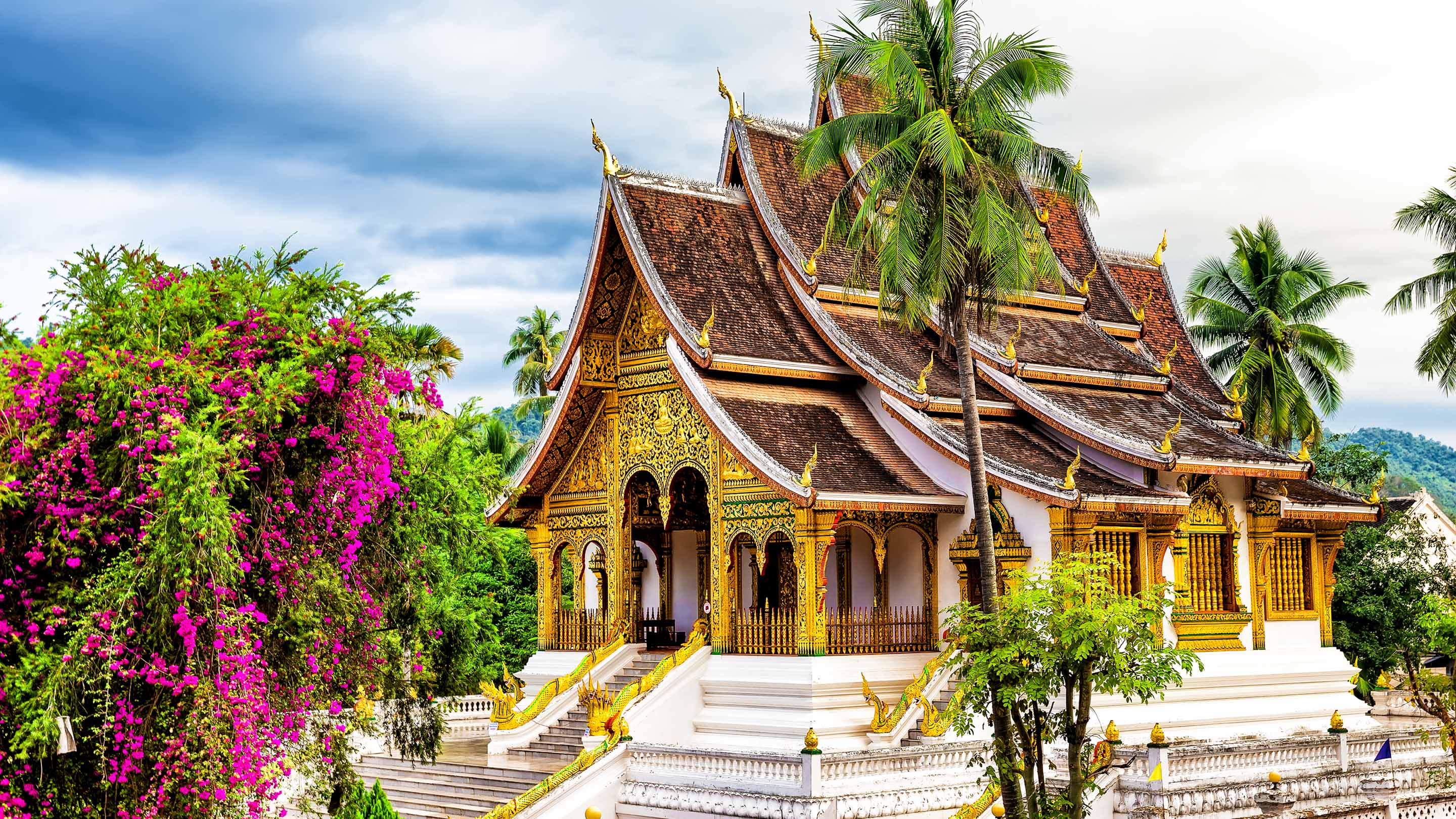 Wat Xieng Thong temple in Luang Prabang, Laos