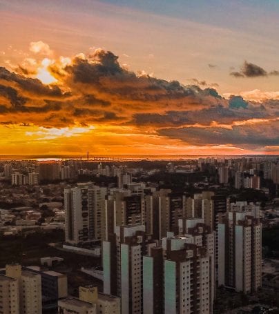 Sunset over Manaus, Brazil