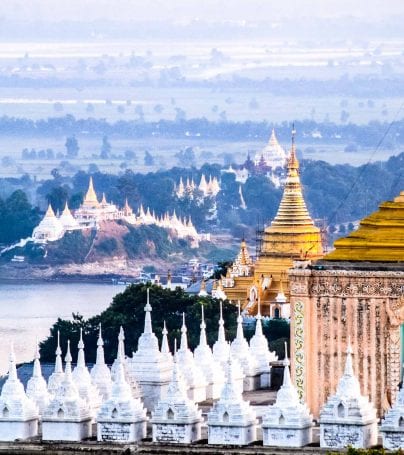 Temple in Mandalay, Myanmar