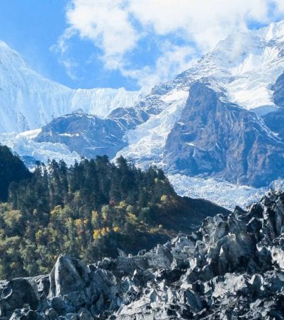 Mingyong Glacier, China