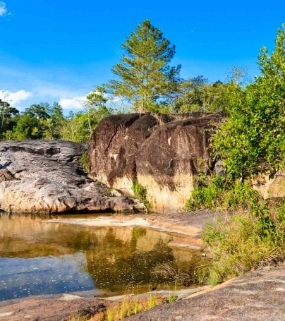 Pool in Mountain Pine Ridge National Park in Belize