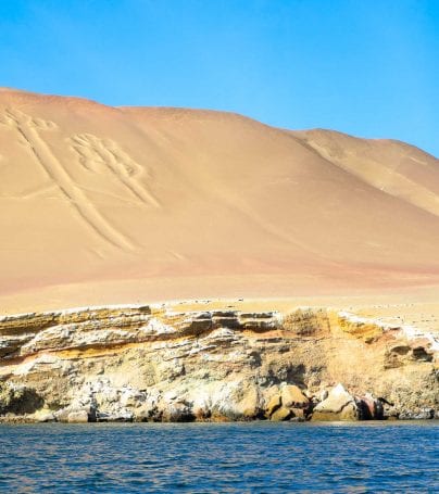 Nazca Lines in the desert of Peru