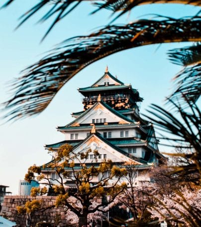 Temple in Osaka, Japan