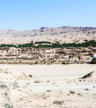 Ancient ruins near Tamerza, Tunisia