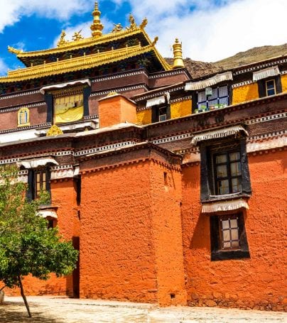 Tashilhunpo Monastery in Shigatse, Tibet