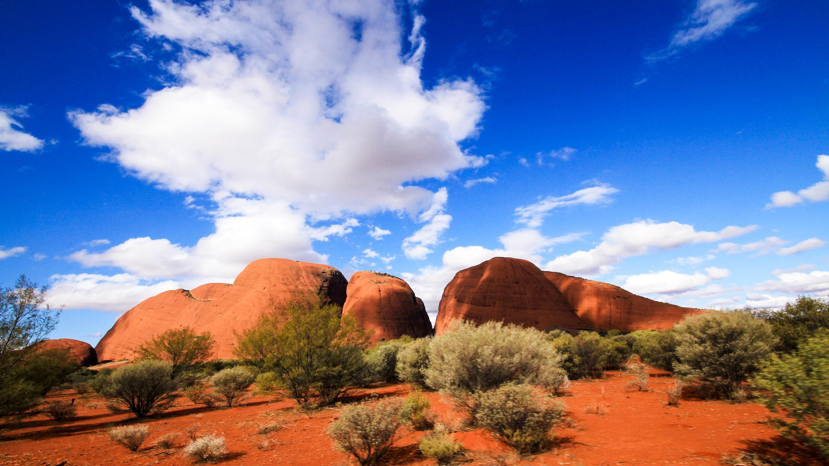 The Olgas Mountains in the Australia Outback