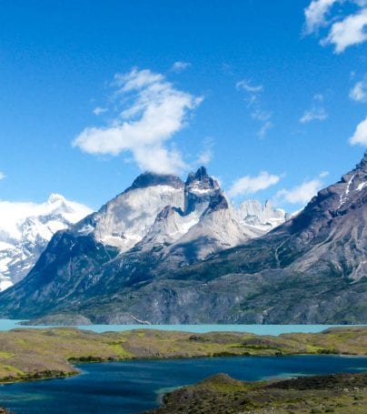 Mountains in Torres del Paine National Park, Chile