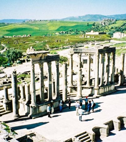 Dougga UNESCO site in Tunisia
