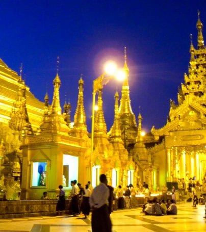 Temples in Yangon, Myanmar