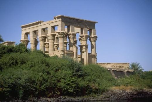 View the Temple of Isis from the river as you approach