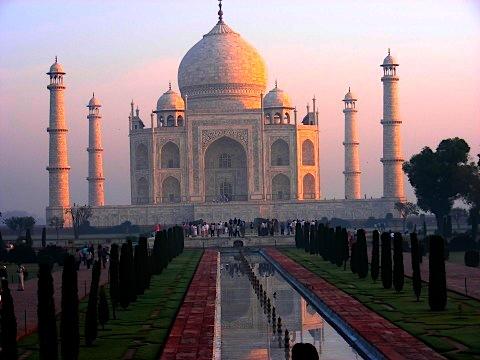 See the majestic Taj Mahal at sunrise