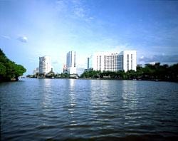 Kuching waterfront.