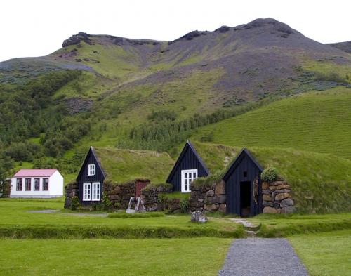 Traditional turf houses