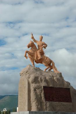 Ghenghis Khan monument in Ulaan Baatar