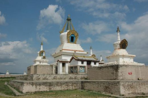 The golden stupa at Erdene Zuu monastery