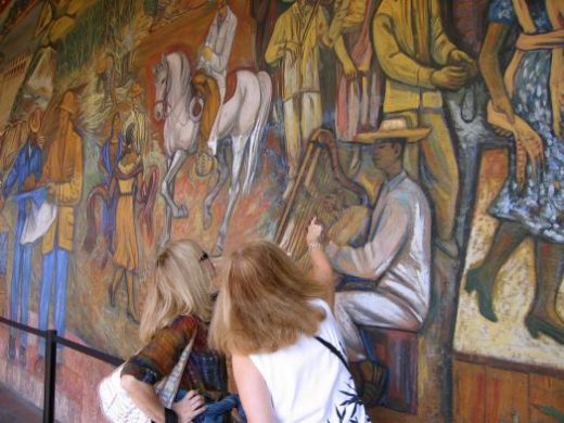 Murals help tell the story of Michoacan