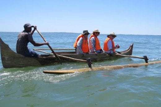 Ride in a pirogue