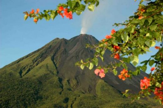 Beautiful view of Arenal Volcano from your hotel.