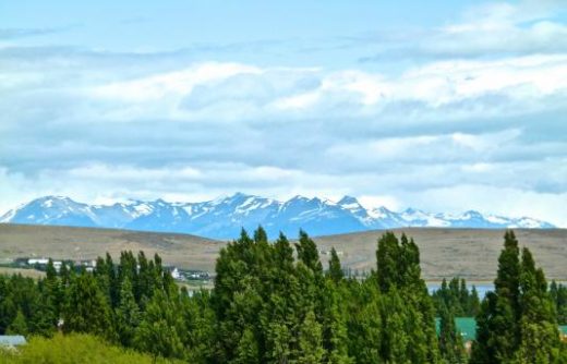 The Patagonian landscape is stunning viewed from El Calafate.