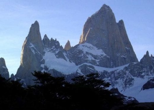 The iconic silhouette of Mount Fitz Roy stands as a timeless landmark