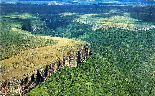 Aerial view of Chapada dos Guimarães