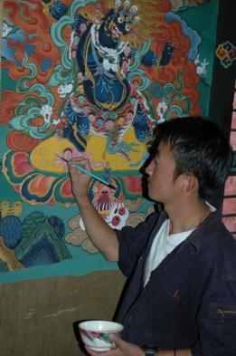 Visit a Buddhist artists' school