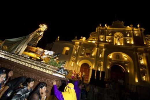 The evening processions begin on Wednesday