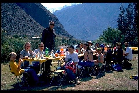 Lunch on the Urubamba