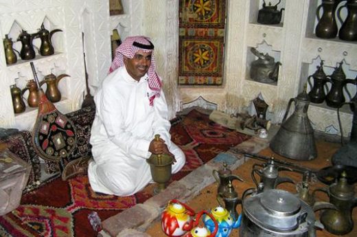 Inside a traditional Saudi home