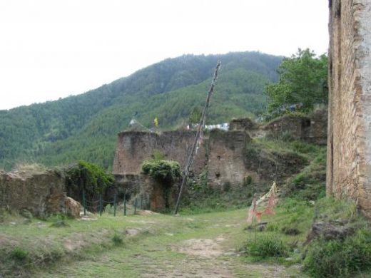 See the Drugyel Dzong ruins