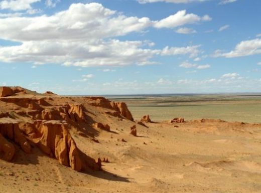 Visit Bayanzag "Flaming Cliffs"