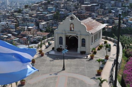 Climb to atmospheric Capilla Santa Ana Church