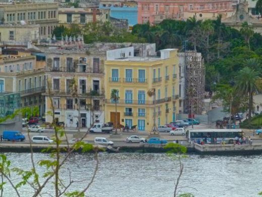 Many of Havana's faded pastel buildings are being restored.