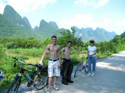 Biking in Yangshuo