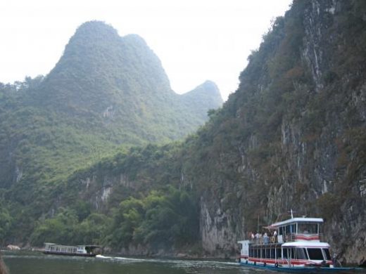 Boat on Li River